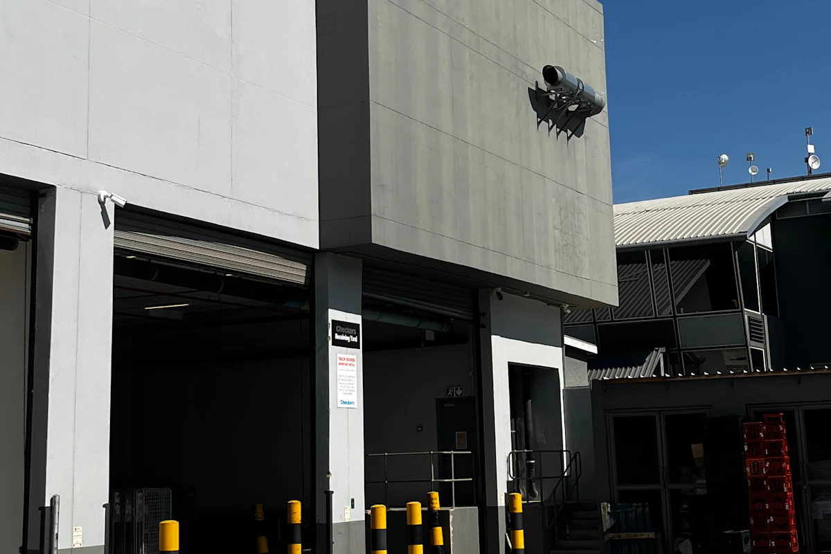 Industrial building exterior